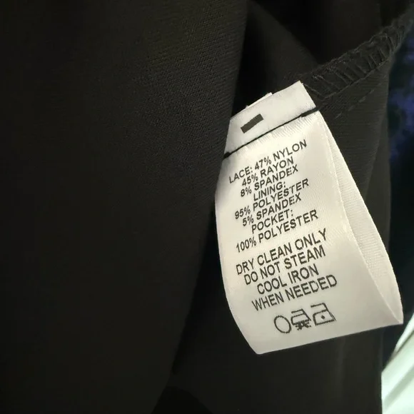 Kiyonna Violet Black Lace "Mon Cherie" Fit and Flare Dress size 3X NWT - Picture 6 of 6